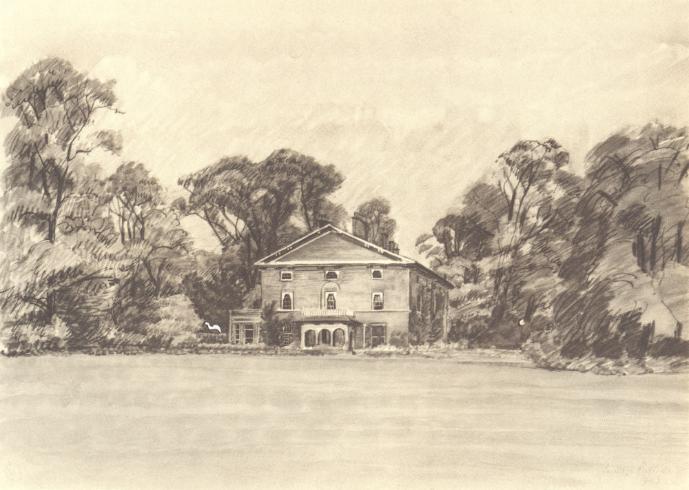 WARE. Youngsbury. Hertfordshire. By Louisa Puller 1946 old vintage print